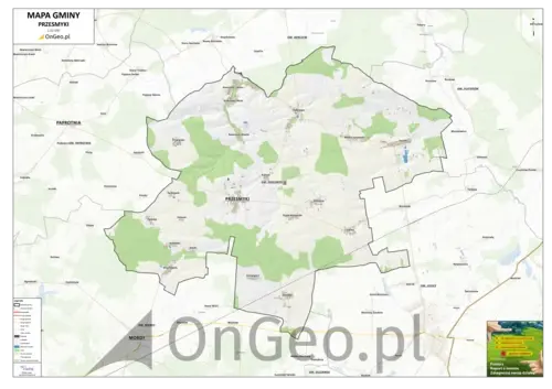 Mapa gminy Przesmyki